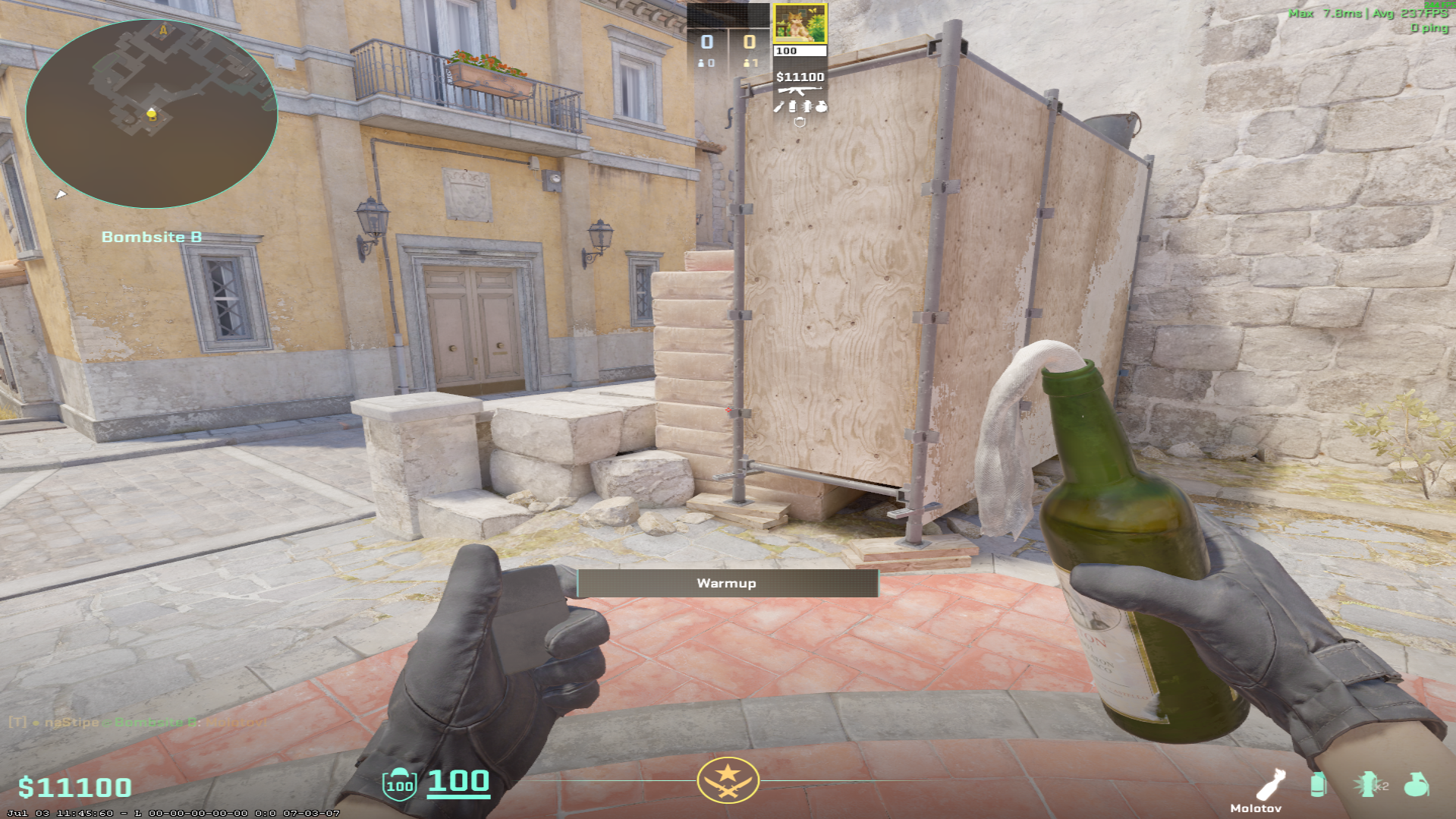Inferno molotov lineup Unnamed molotov lineup — throw 1, where to aim