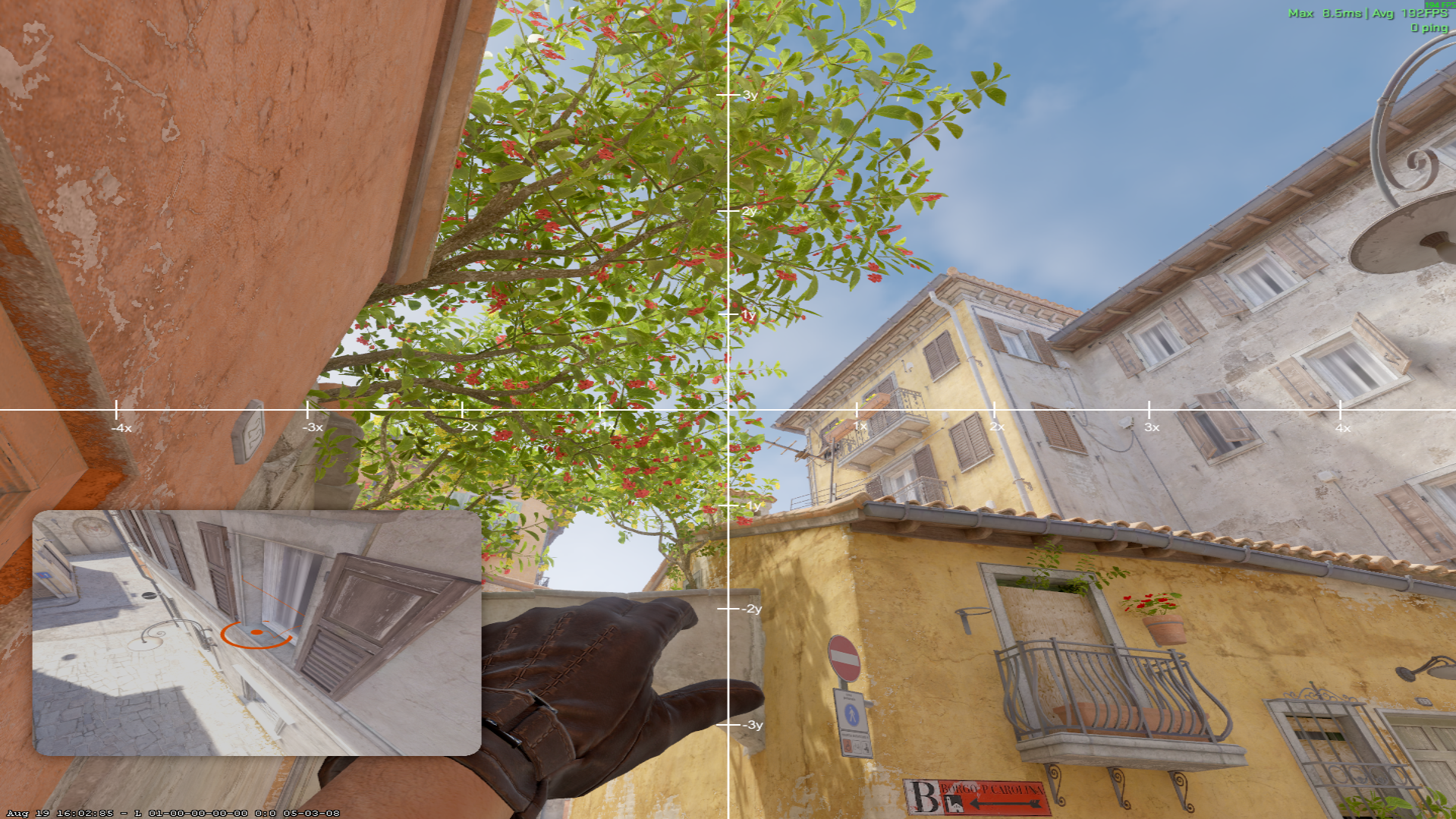 Inferno smoke lineup W + Jumpthrow Smoke Lineup — throw 1, where to aim