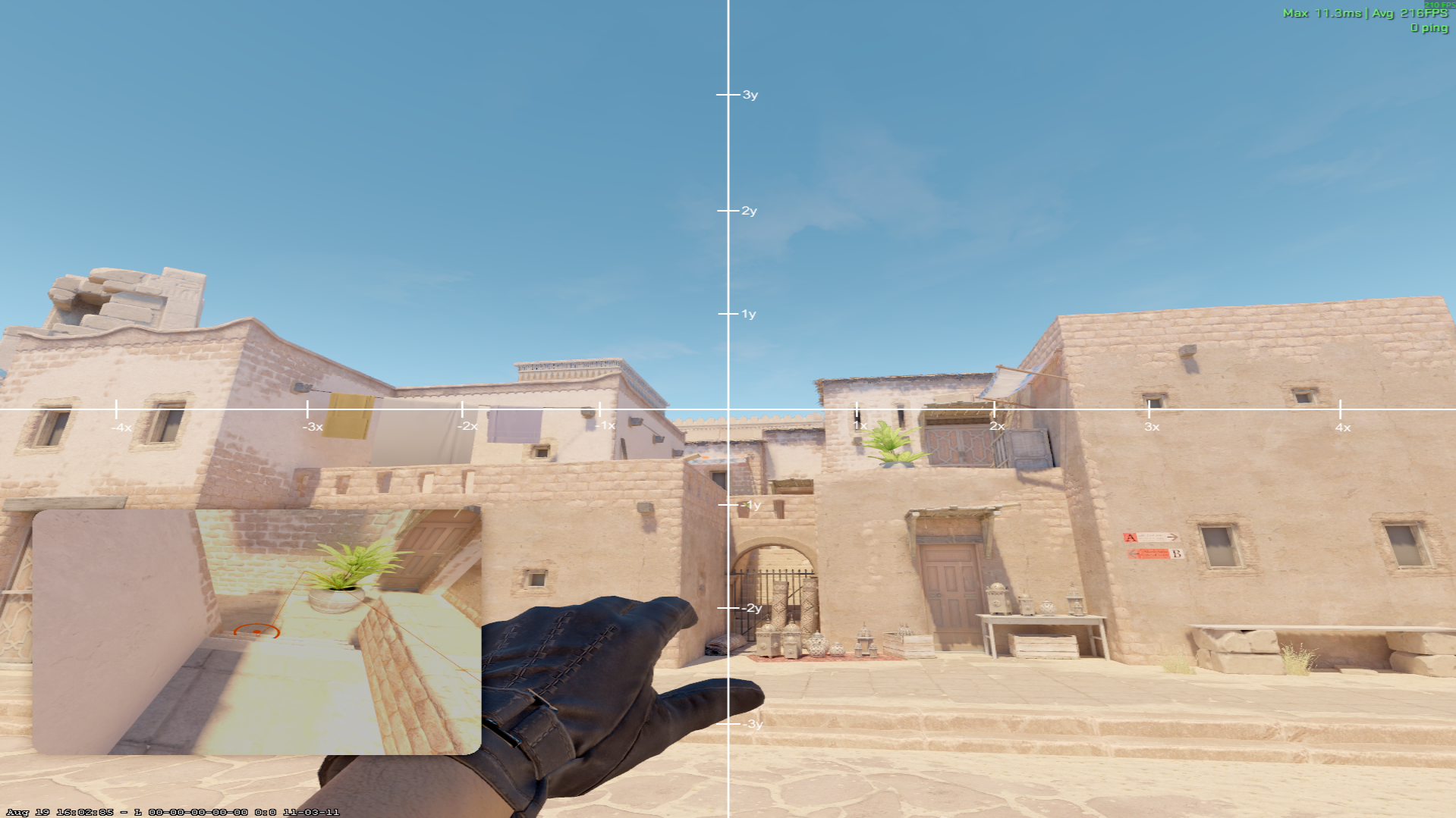 Anubis smoke lineup Wide Connector Smoke (Water) — throw 1, where to aim