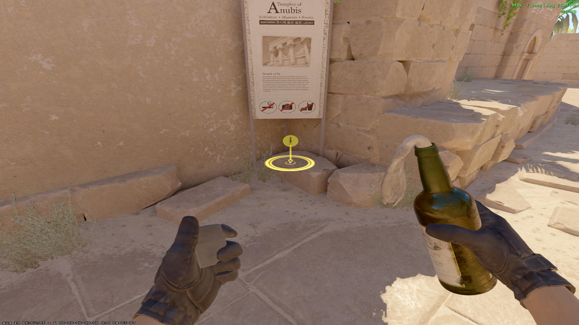 Anubis molotov lineup Window Molotov — throw 3, where to stand