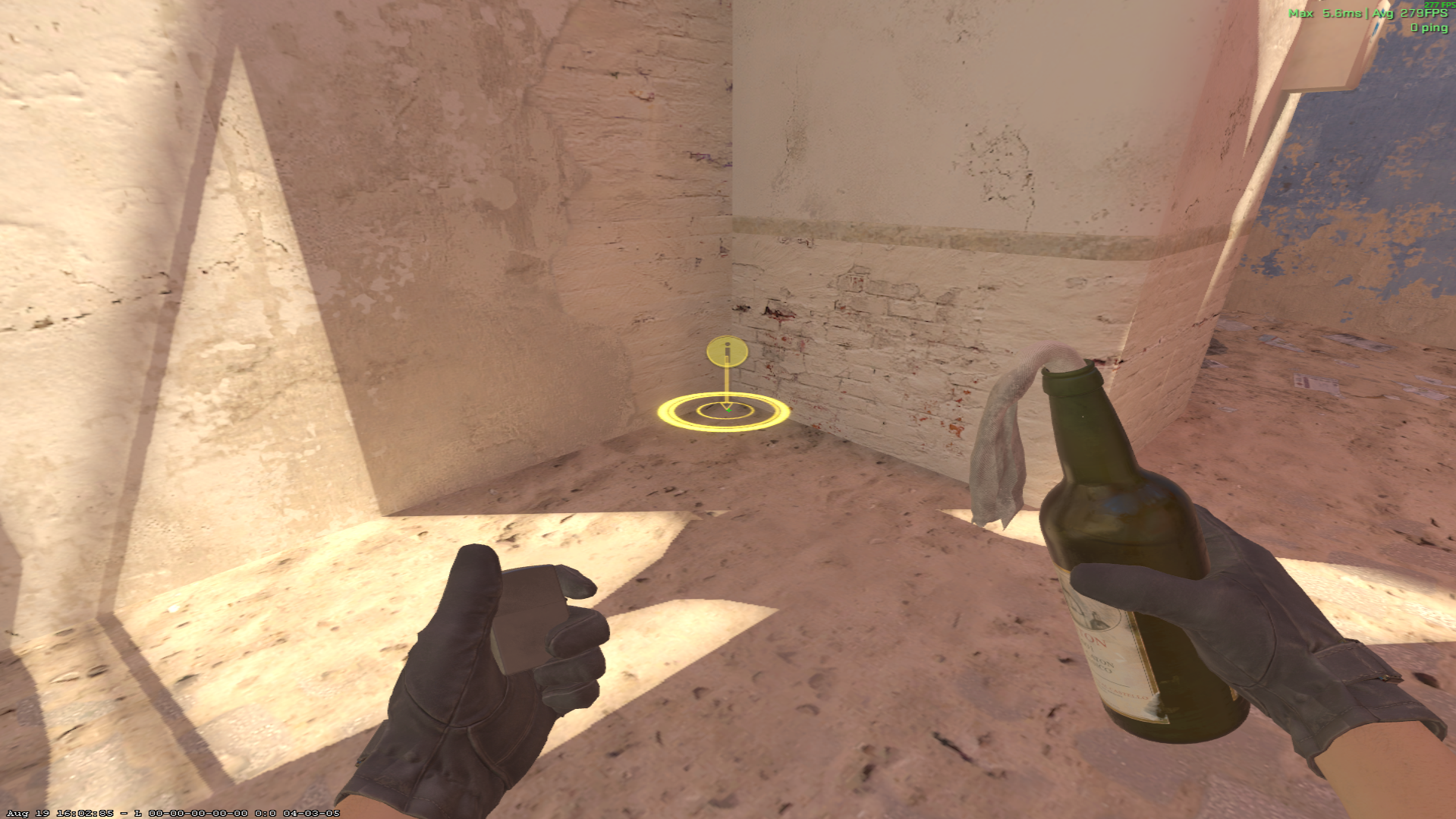 Mirage molotov lineup Crouch + Jumpthrow Molotov Lineup — throw 1, where to stand