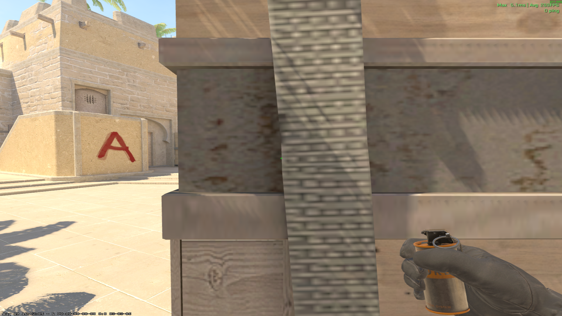 Mirage smoke lineup Standing Smoke Lineup — throw 1, where to stand (2)