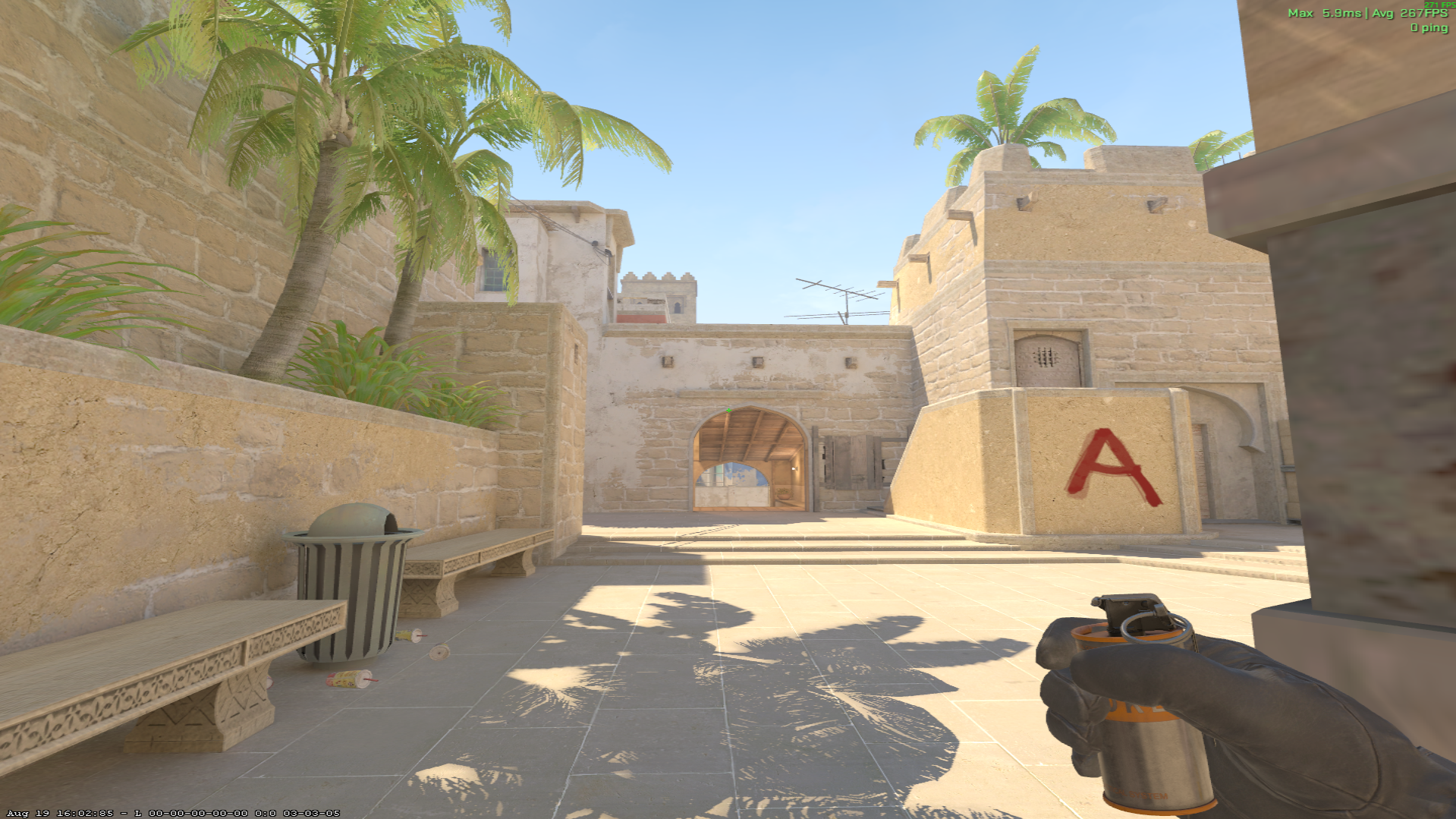 Mirage smoke lineup Standing Smoke Lineup — throw 1, where to aim