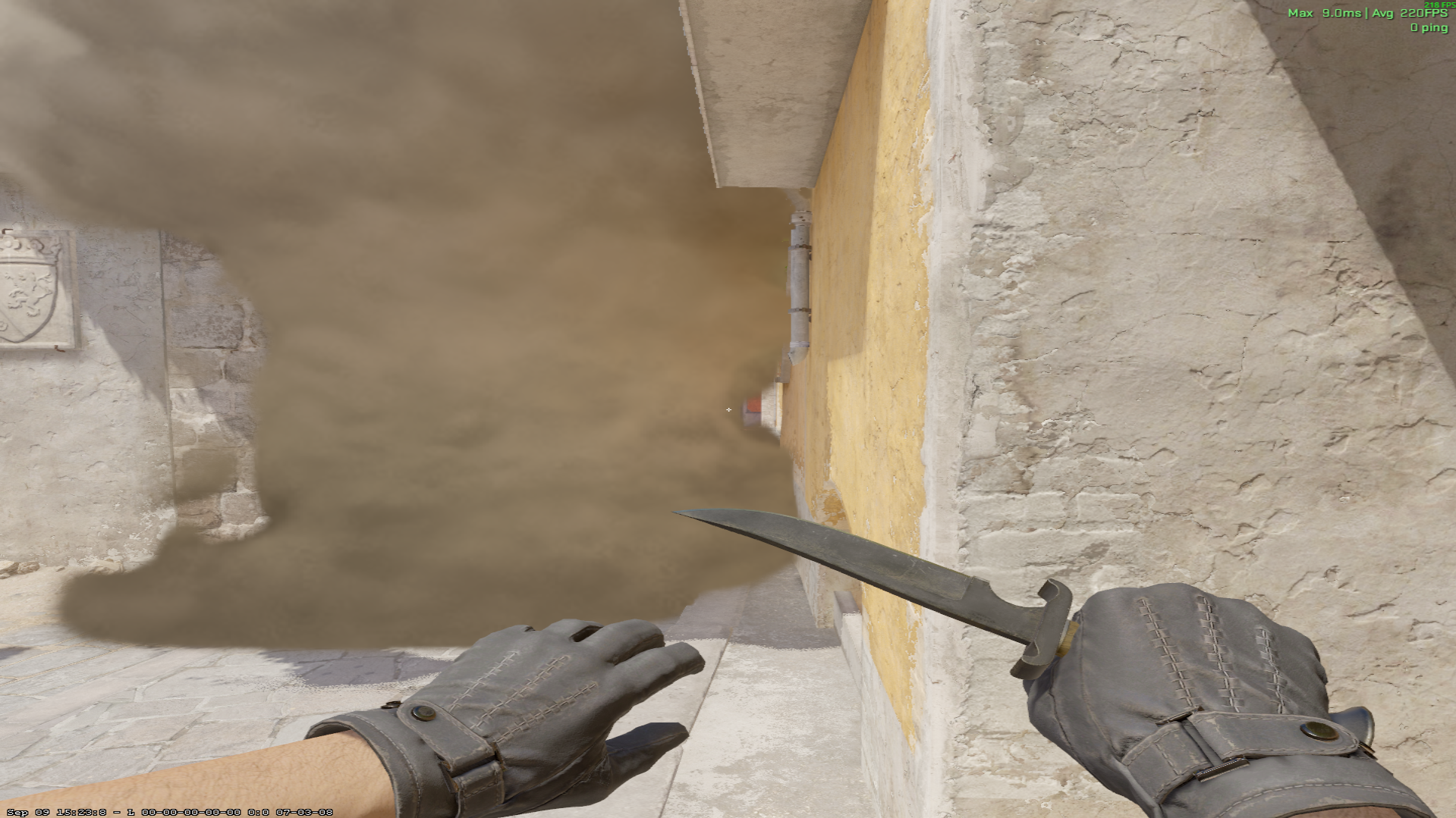 Inferno smoke lineup Standing Smoke Lineup — throw 1, where to aim (2)