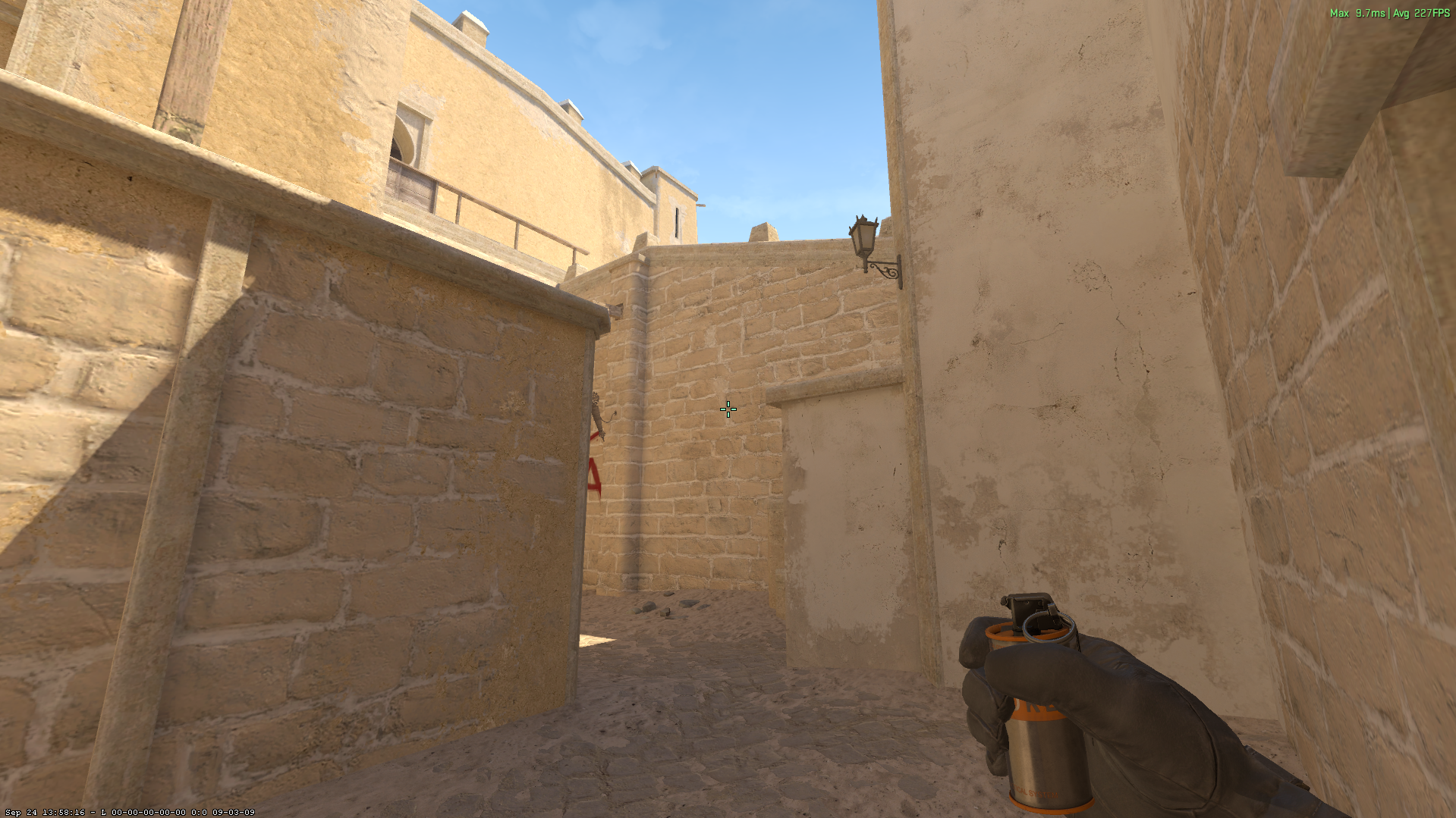 Mirage smoke lineup CT Smoke — throw 3, where to aim